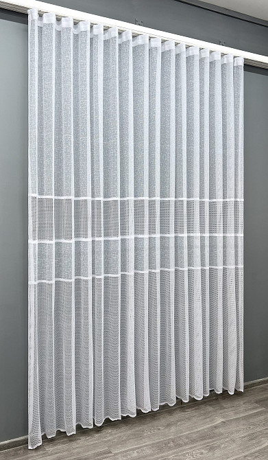 Тюль VR-Textil 1973т Жакард Білий 400х270 см (42-1003) Київ - фото 3