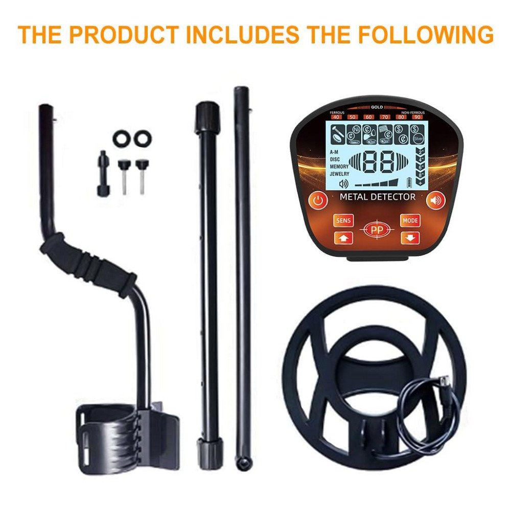 Металошукач водонепроникний GT 860 (з акумуляторами) Чорно-червоний Київ - фото 10