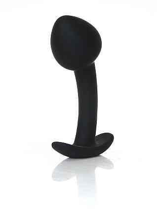 Анальна пробка силіконова Jewellery Curved PLUG- M Sex Aura Київ
