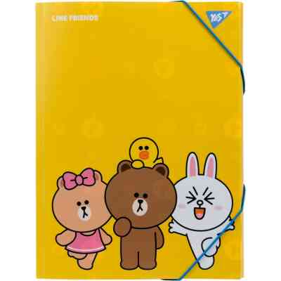 Папка на резинках Yes A4 Line Friends (492098) Винница