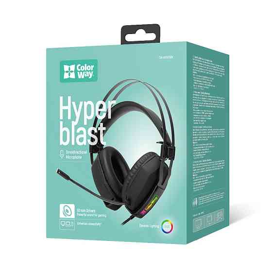 Гарнітура ColorWay Hyperblast RGB Black (CW-HPG05BK) ( 26480 ) Харьков