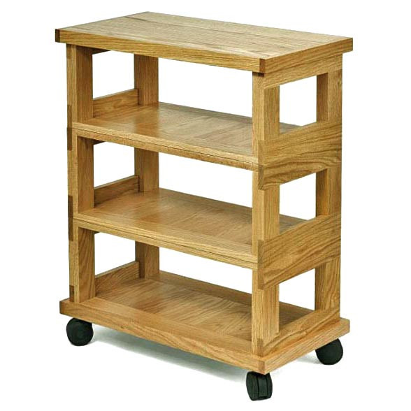 Етажерка для ванної на коліщатах "Жараден" сієна Миколаїв - фото 1