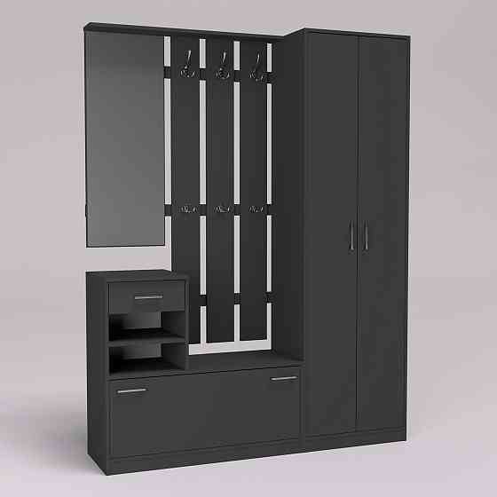 Прихожая Соло-3, Антрацит, 1600/400/2100 Львов