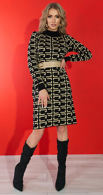 Вязанное платье гольф (46) Киев - изображение 2
