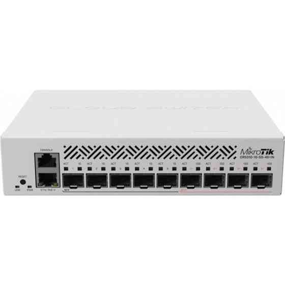 Комутатор Mikrotik CRS310-1G-5S-4S+IN, 1xGE LAN, 5xSFP, 4xSFP+, CPU ARM v7, RAM 256Mb (CRS310-1G-5S-4S+IN) Київ