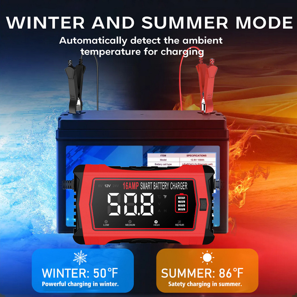 Розумний зарядний пристрій HTRC 16A (12V/16A, 24V/10A) для LiFePO4, Lithium, AGM Київ - фото 3