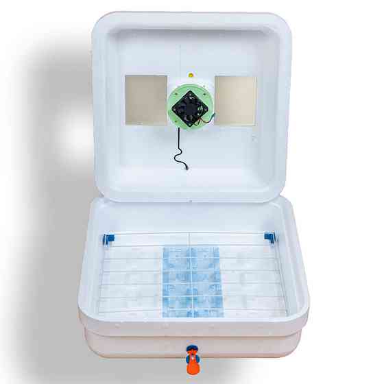 Инкубатор для яиц с механическим переворотом Рябушка Smart 70 12в Турбо с питанием 2в1 от 12В и 220В Киев