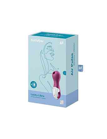 Вібромасажер із вакуумною стимуляцією Satisfyer Lucky Libra Sex Aura Київ