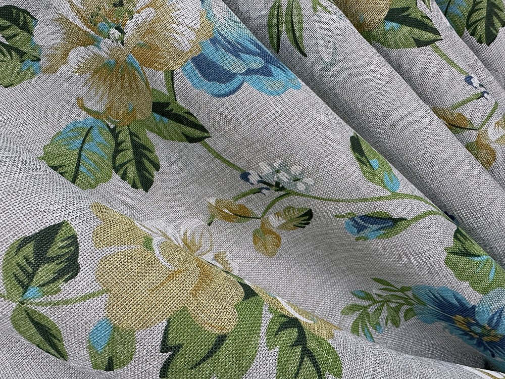 Комплект штор VR-Textil Лен Прованс 100х270 2шт и Тюль 300х270 2082ш-1908т Разноцветный 71-211/1 Киев - изображение 5