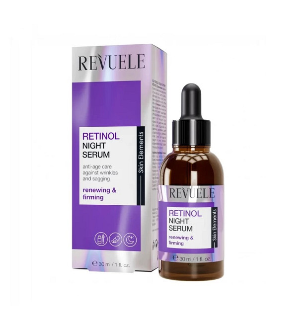Увлажняющая сыворотка для лица Ночная Retinol Revuele 30 мл Киев - изображение 2