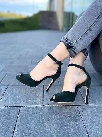 Nivelle Босоніжки жіночі NIVELLE 1794/10503-10512 темно-зелені (літо, замша натуральна) (3673) Коломия