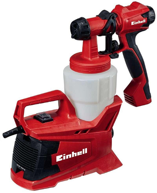 Електричний фарборозпилювач (краскопульт) для фарбування стін Einhell TC-SY 600 S : 600 Вт, 1000 мл/хв, пульверизатор 4260015 Київ - фото 11