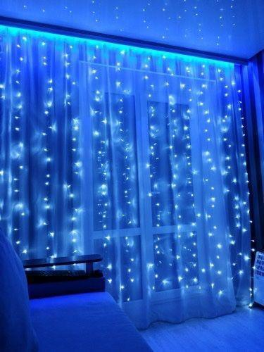 Гірлянда світлодіодна штора Водоспад 3х3 м 320 LED 8 режимів із сонячною панеллю Б/В Київ - фото 3