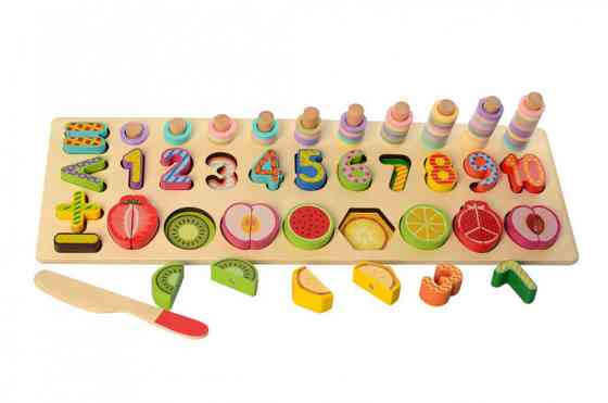 Розвиваючий набір першокласника MD 2284 дерев'яний Вінниця