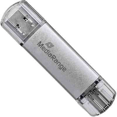 USB флеш накопитель Mediarange 32GB Silver USB 3.0 / Type-C (MR936) Винница
