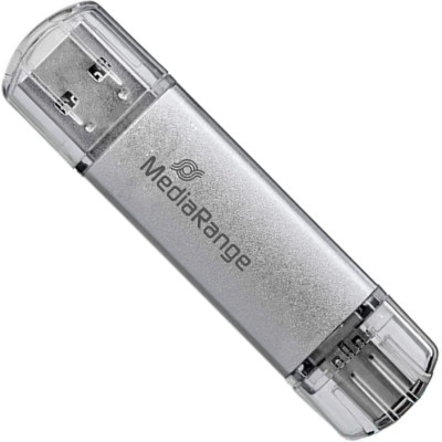 USB флеш накопитель Mediarange 32GB Silver USB 3.0 / Type-C (MR936) Винница - изображение 1