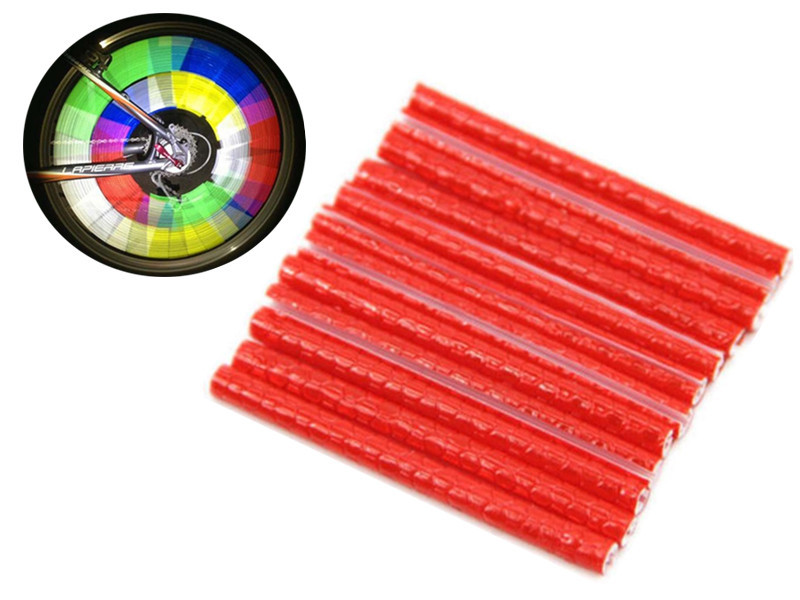 Світловідбивні накладки на спиці Feel Fit червоні Бровари - фото 1