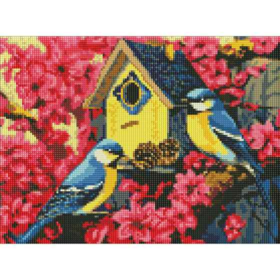 Алмазная мозаика без подрамника 