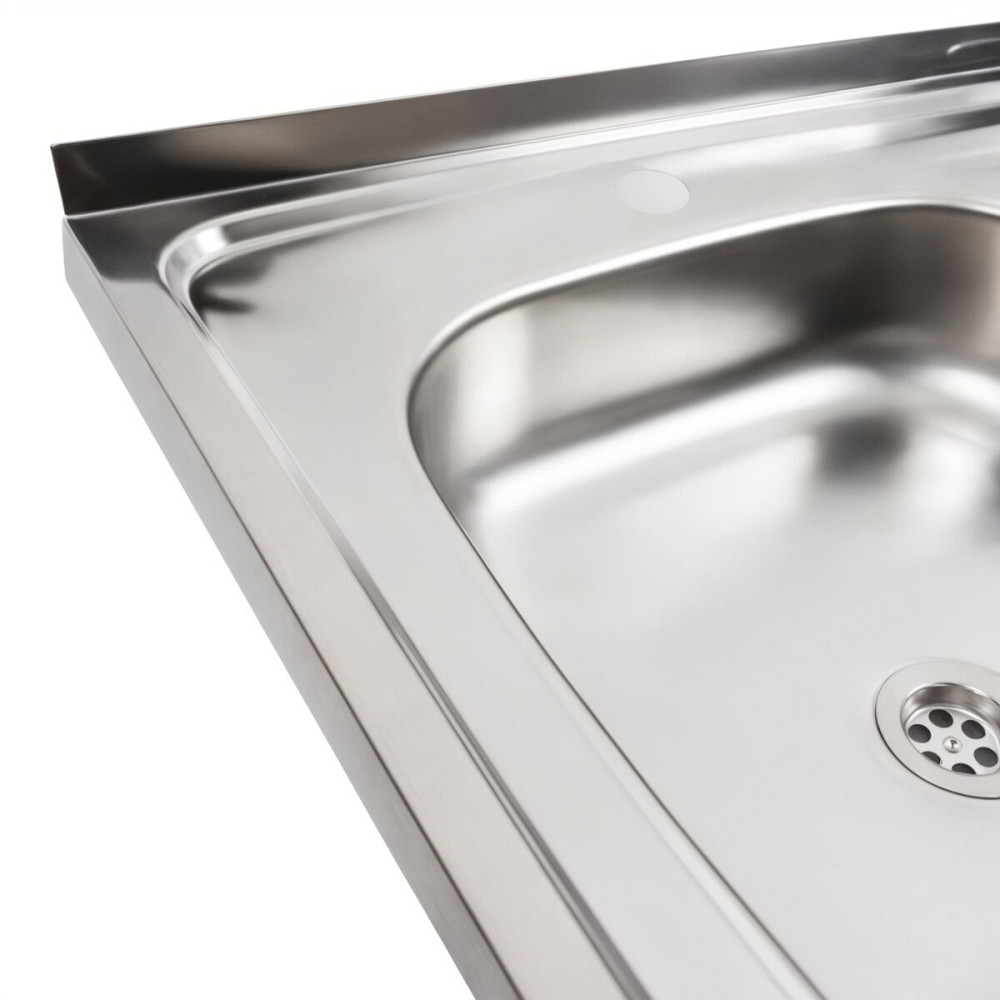 Мийка кухонна з нержавіючої сталі Platinum 8060 L (0,4/120 мм) Коломыя - изображение 4