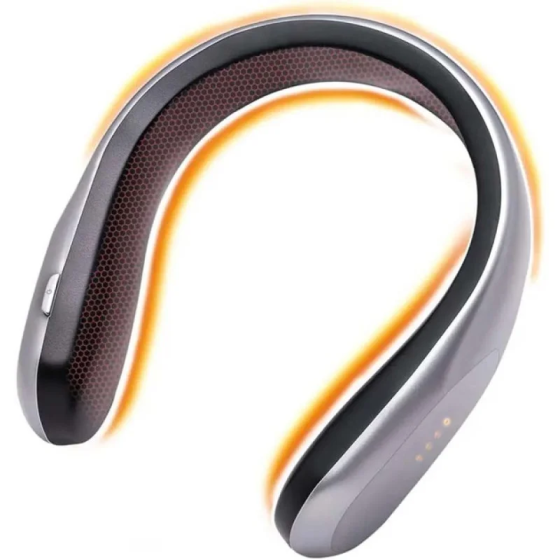Портативний обігрівач для шиї Handy Heater сірий: USB акумуляторний комір з підігрівом, 4 режими, 3-6 годин Одеса