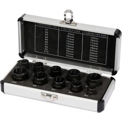 Екстрактор Yato YT-06031 набір для пошкодженіх болтів (YT-06031) Вінниця - фото 2