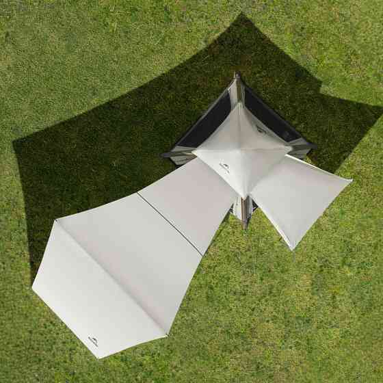 Намет чотиримісний автоматичний надувний із тентом Naturehike Ango CNK2550WS017, коричневий Рівне