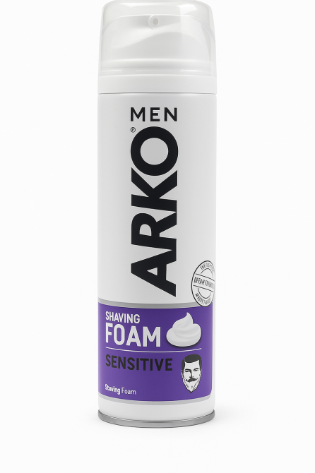 Пена для бритья ARKO Sensitive 200 мл Киев - изображение 1