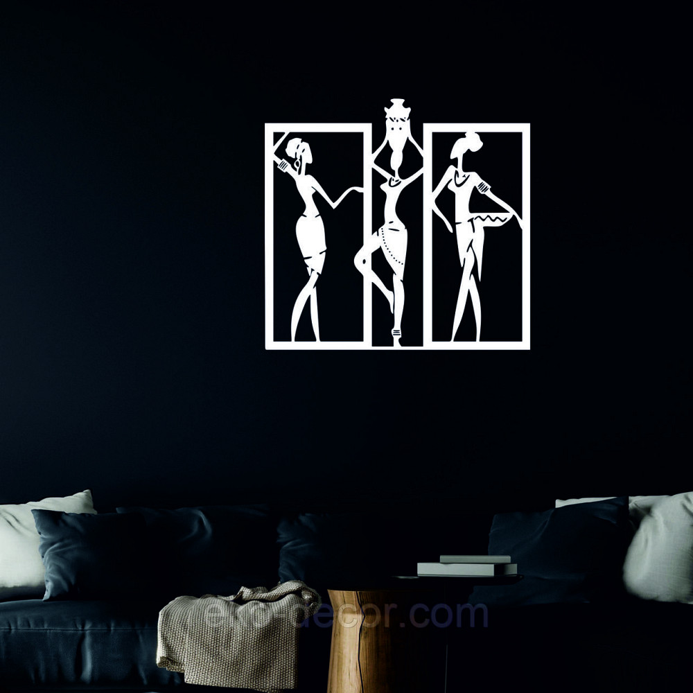 Декоративное настенное Панно «Девушка» Декор на стену 70*66 см, Белый Киев - изображение 3