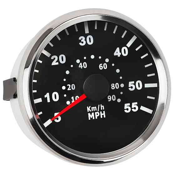 Спідметр ECMS PMS3-BS-55MI діаметр 85 мм, рамка хром, дисплей чорний Черкаси