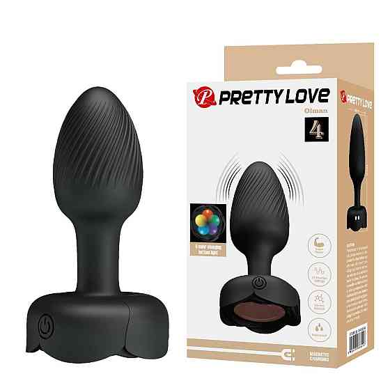 Анальна пробка - Pretty Love Olman Black Sex Aura Київ