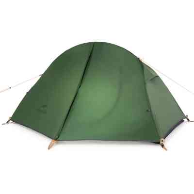 Намет Naturehike одномісний з футпринтом Cycling 1 NH18A095-D зелений (6927595735671) Вінниця