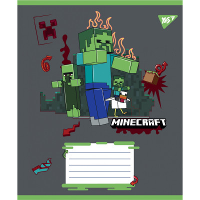 Тетрадь Yes Minecraft Heroes А5 24 листа линия (767582) Винница - изображение 5