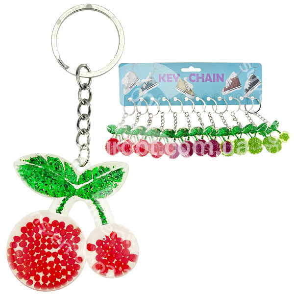 Брелок на ключи Вишня с бисером 12 шт Киев - изображение 1