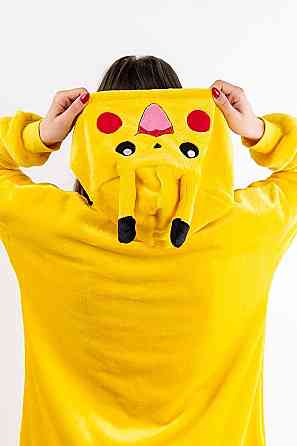 Кигуруми- комбенизон женский (Пикачу) домашний, пижама,  Украина, комбинезон на молнии домашний топ Крохатушка Киев