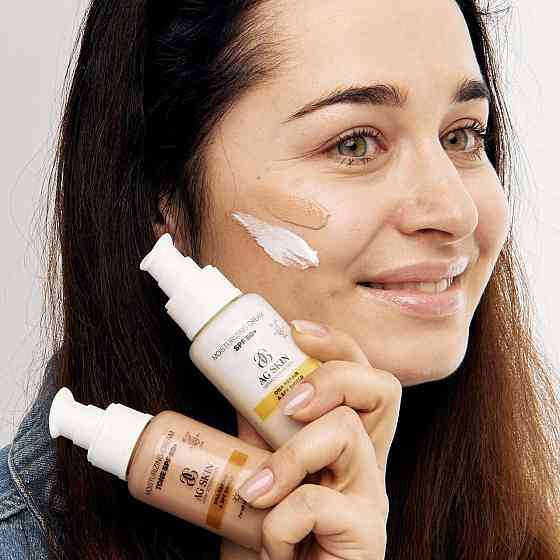 Увлажняющий крем с тоном СПФ 50+ Moisturising cream tone SPF 50+ AG Skin 50 мл Днепр
