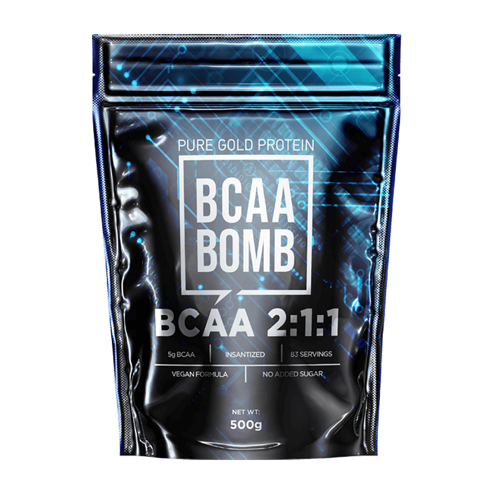 Амінокислоти Pure Gold BCAA Bomb 2-1-1 - 500g (Mango) Луцьк - фото 1