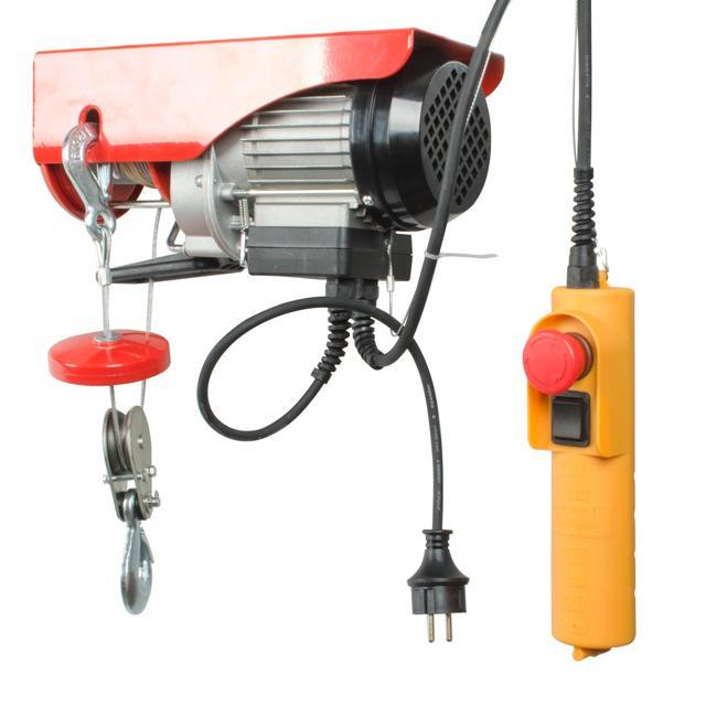 Електрична лебідка INTERTOOL GT1481, 230 В, 0,5 кВт, 125/250 кг, трос: 3,0 мм × 12 м - все, що треба для роботи Львів - фото 4