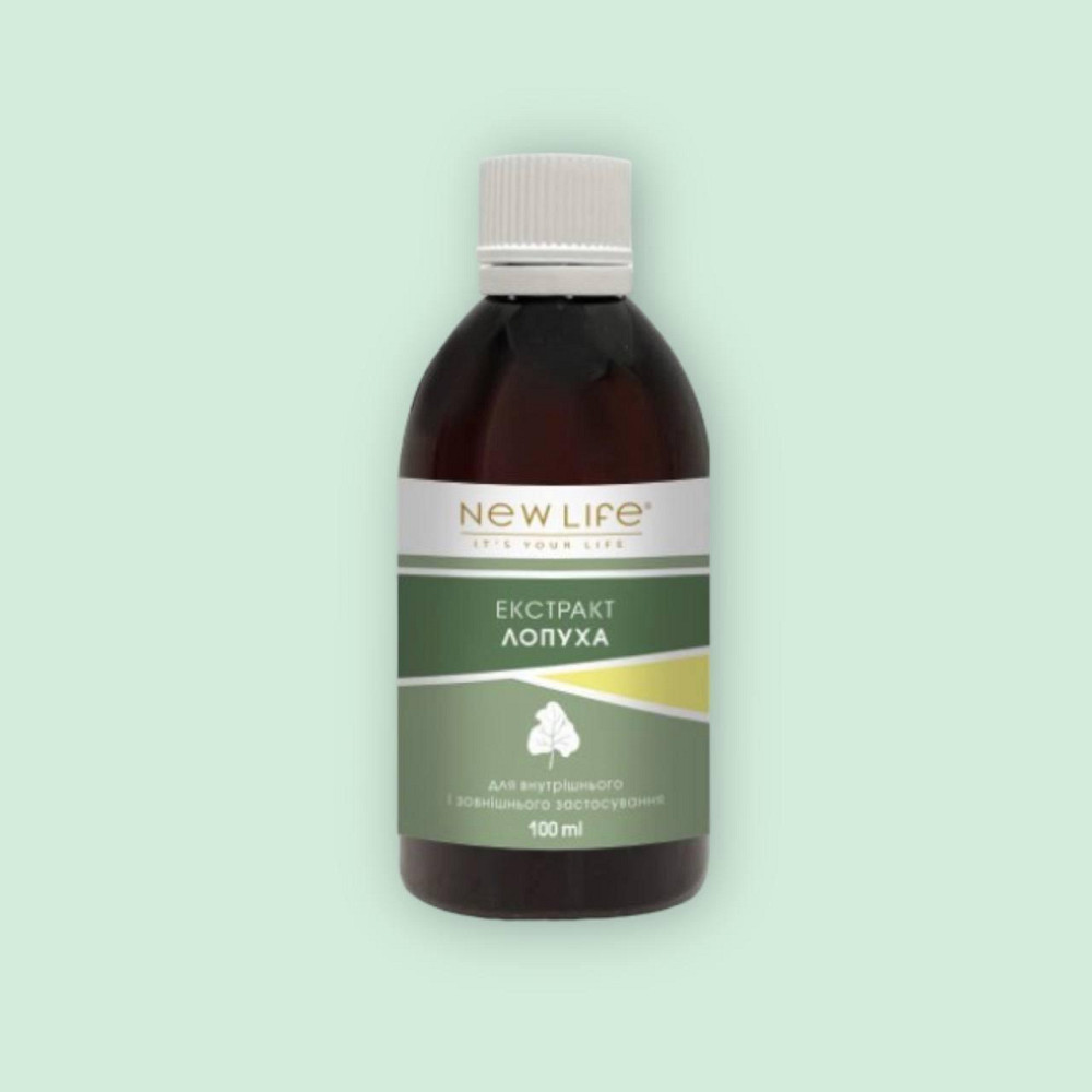Лопуха кореня екстракт (детоксикація, очищення крові, жовчогінне, сечогінне, протидіабетичне) 100 мл Київ - фото 1