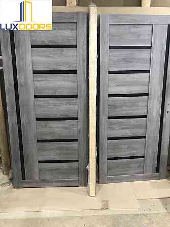 Двери Bianca Ясень Дымчастый BLK Полотно, покрытие eco-tex Киев