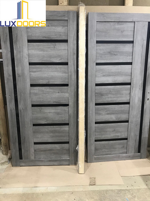 Двери Bianca Ясень Дымчастый BLK Полотно, покрытие eco-tex Киев - изображение 4