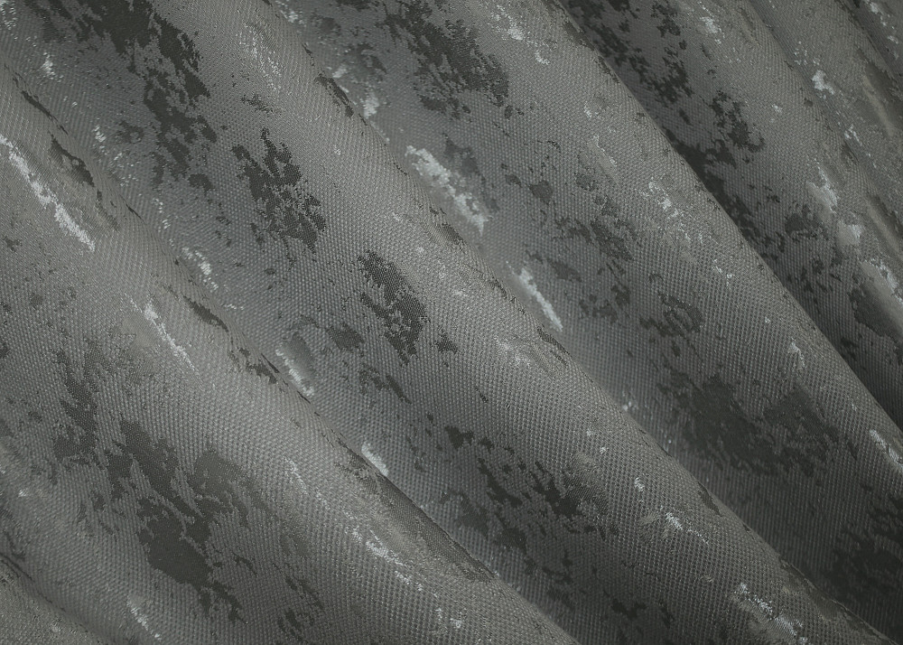 Комплект готових штор VR-Textil Льон мармур Pavliani AL № 1577ш Сірий 150х260 см 2 шт (33-0437) Київ - фото 6