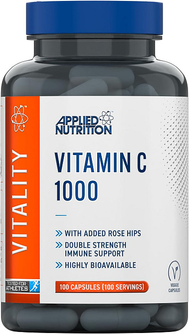 Витамин С Applied Nutrition Vitamin C 1000 мг 100 капсул Луцк - изображение 1