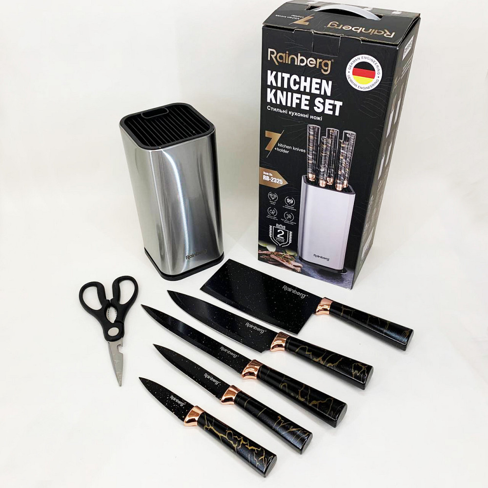 Набір ножів для гурманів і кулінарів, Кухонні ножі для нарізання Професійні ножі домашньої кухні MU-60 Івано-Франківськ - фото 3