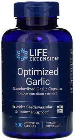 Часник Life Extension Optimized Garlic 200 капсул Київ