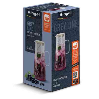 Кувшин Ringel Grey Line 1350 мл (RG-0003/1350) Винница