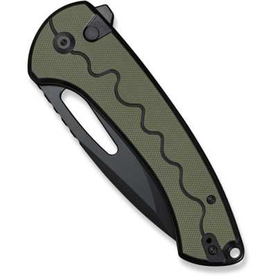 Нож Sencut Squiggy, Black/Green G10, Darkwash (S24082A-2) Винница - изображение 6