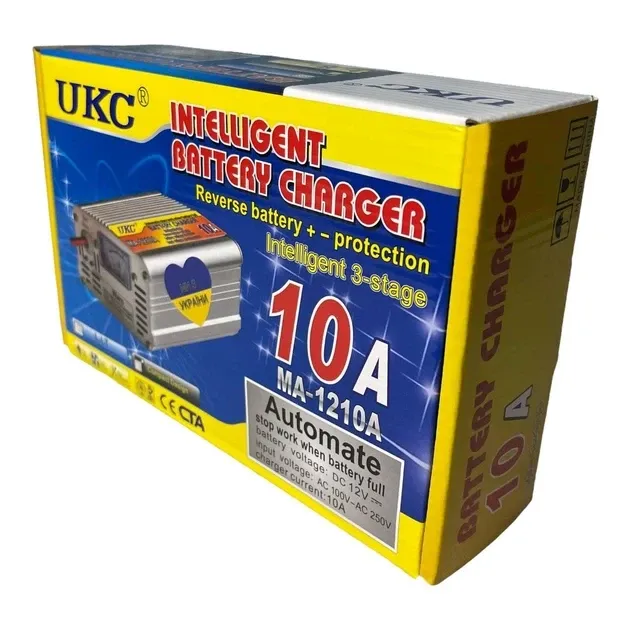 Зарядний пристрій для автомобільних акумуляторів UKC Battery Charger 12V 10A (MA-1210A) Одеса - фото 4
