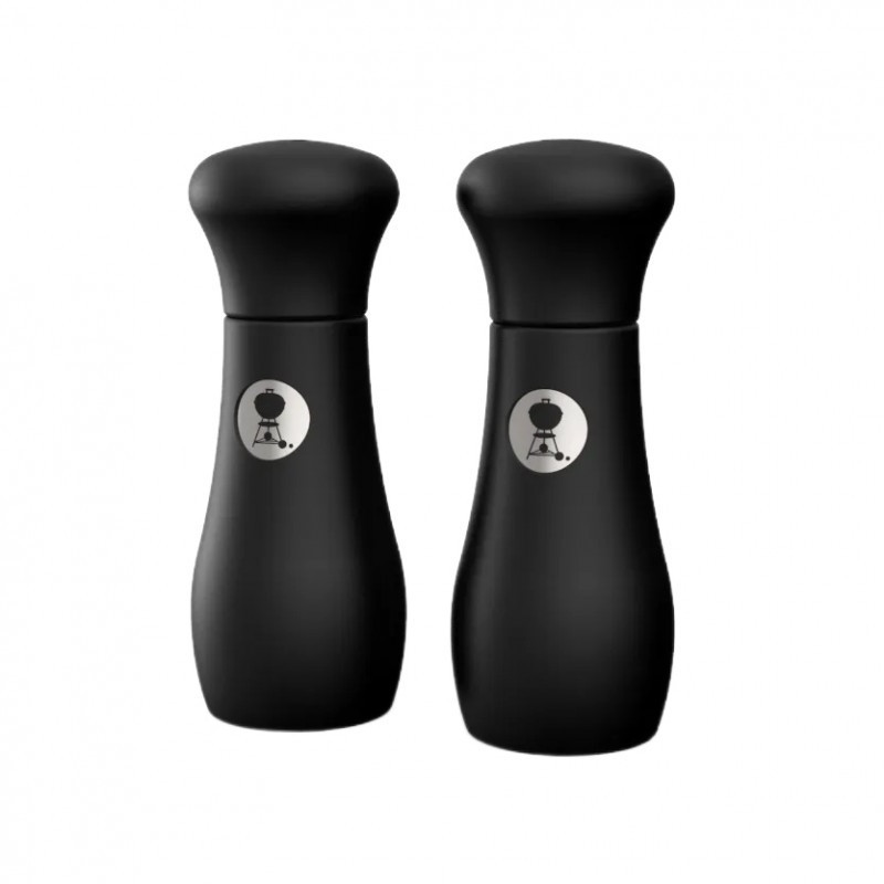 Солонка і перечниця, чорні, висота 10см Weber 17275 Код: 011466 Рівне - фото 1