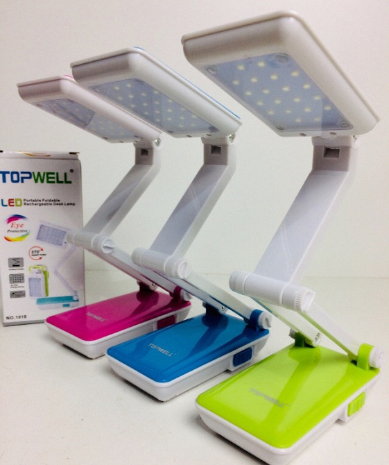 Лампа настільна світлодіодна акумуляторна MOD-1019/1018/ 5387 (60 шт./ясть) Одеса - фото 1