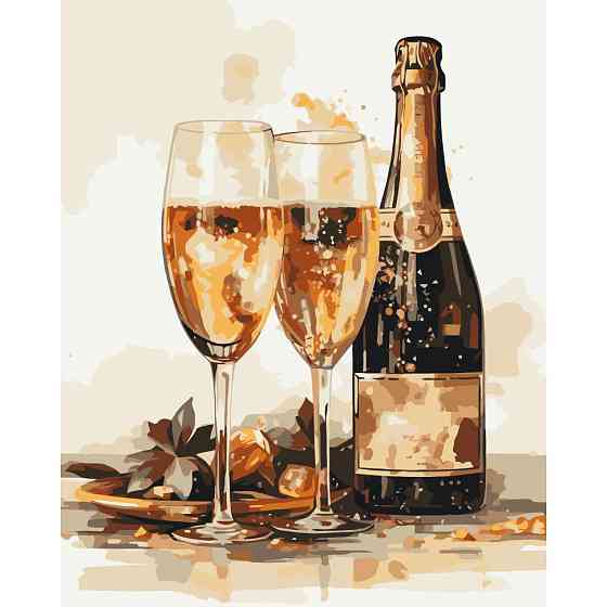 Картина за номерами "Ігристе на двох" 12046-AC 40х50 см Вінниця